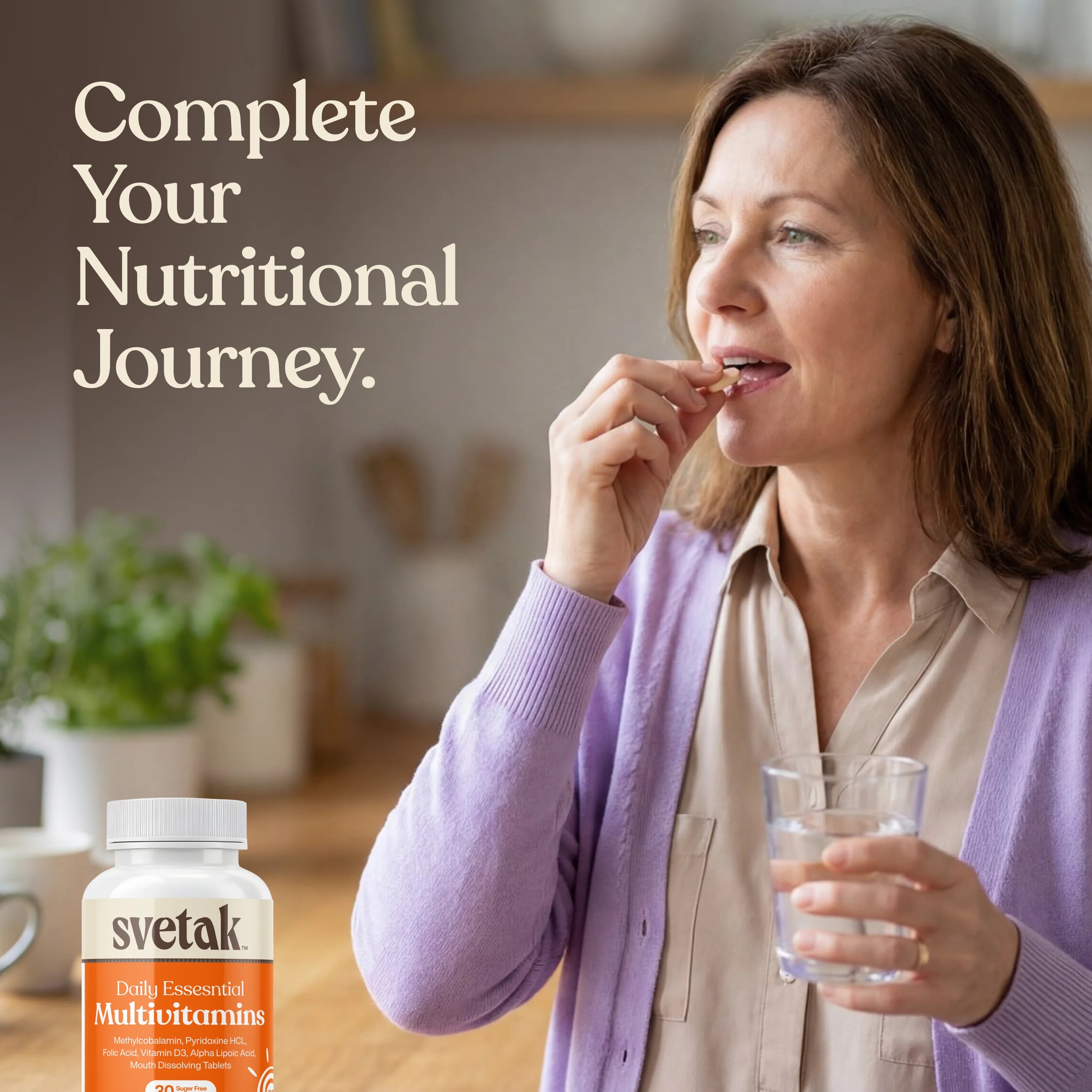 Daily essential multivitamin tablets - pack of 3