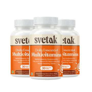 Daily essential multivitamin tablets - pack of 3