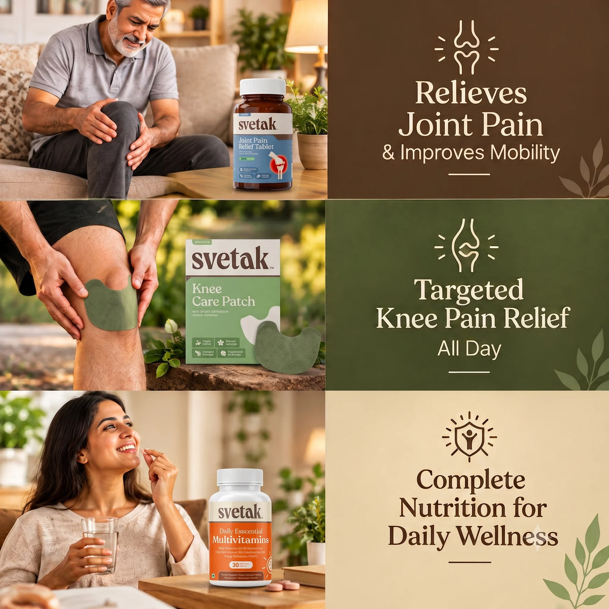Svetak joint pain relief combo for 30 days